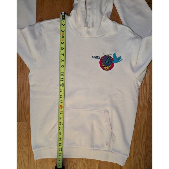 Grateful Dead Hoodie by Marine Layer S Cream Shoreline Amphitheatre Unisex NWT - Picture 9 of 9